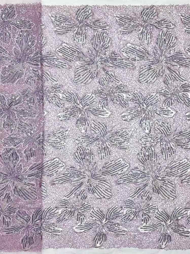 Beaded Tulle Fabric - 5 Yards | COD HN643