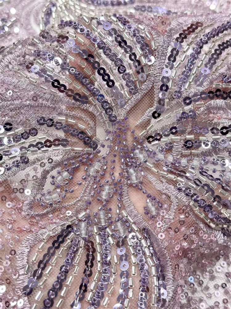 Beaded Tulle Fabric - 5 Yards | COD HN643