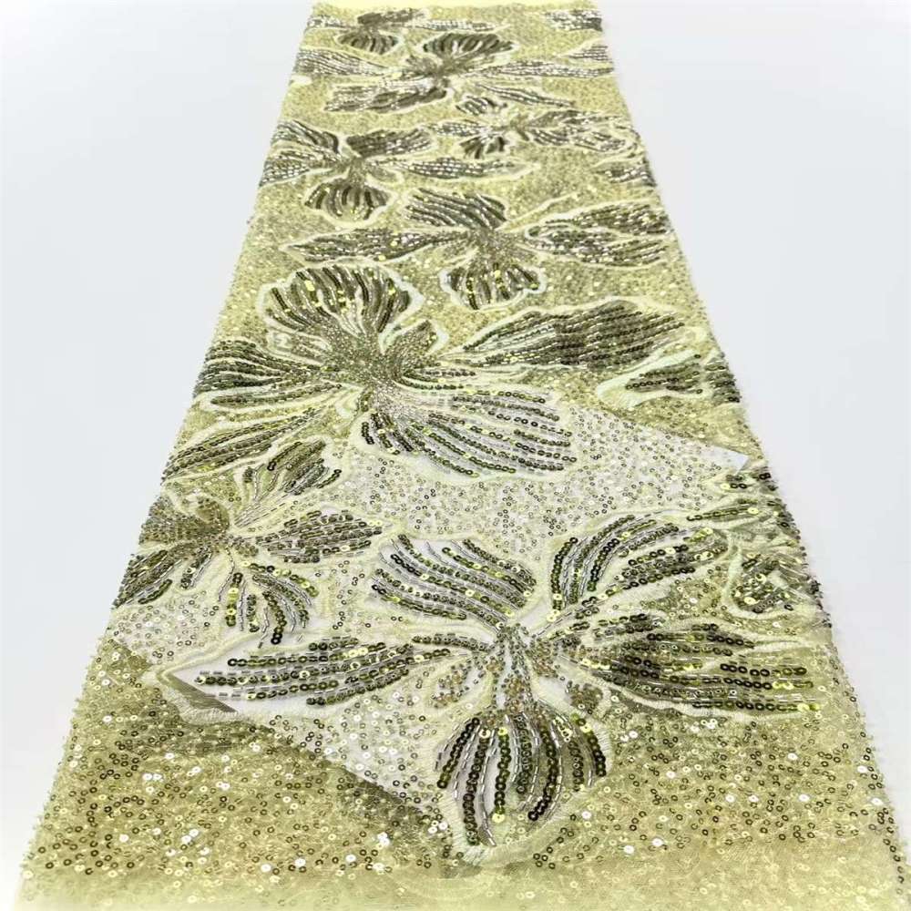 Beaded Tulle Fabric - 5 Yards | COD HN643