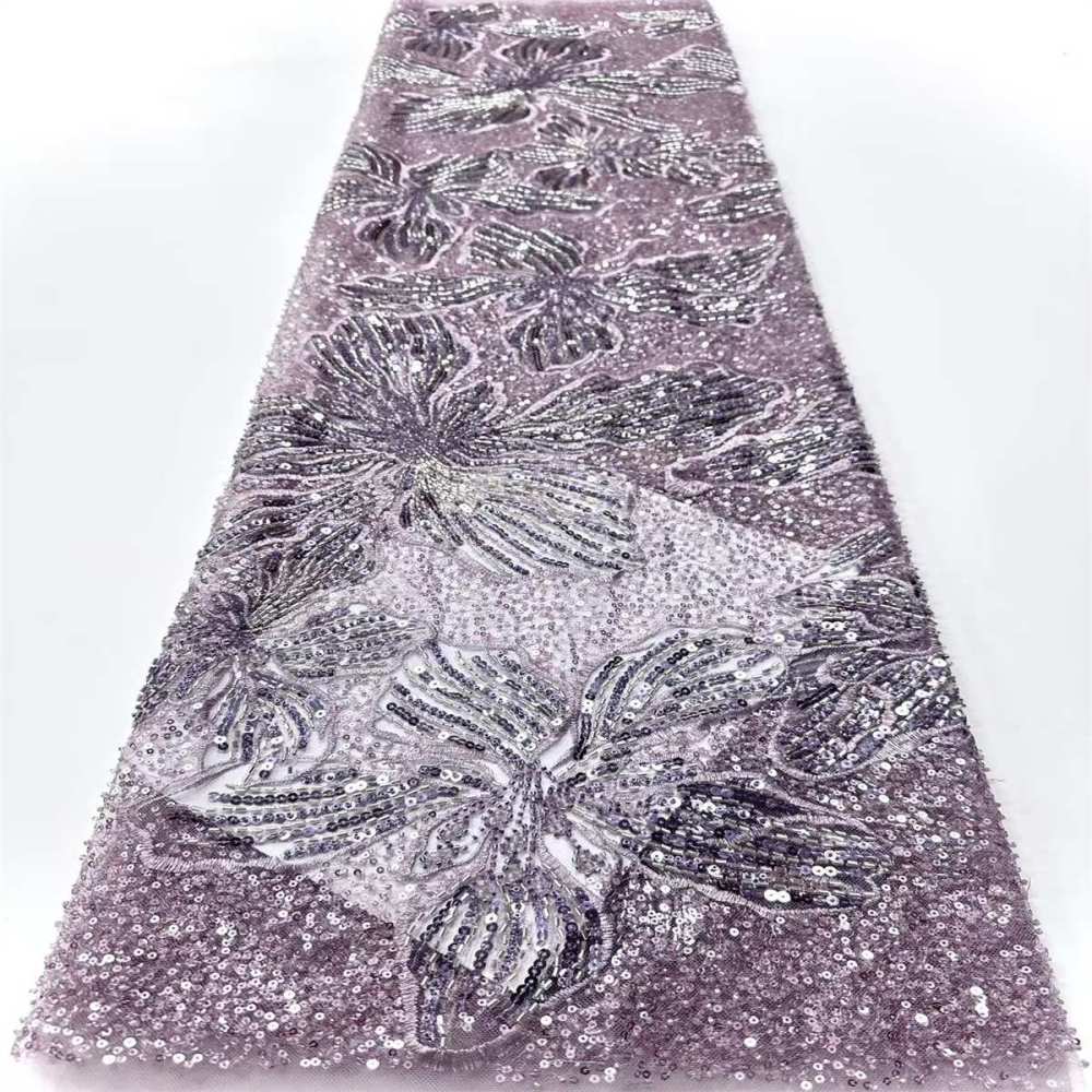 Beaded Tulle Fabric - 5 Yards | COD HN643