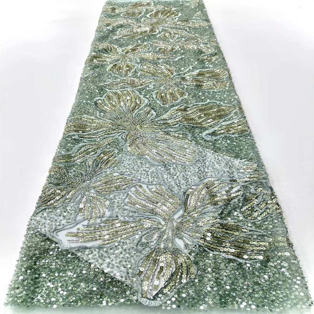 Beaded Tulle Fabric - 5 Yards | COD HN643