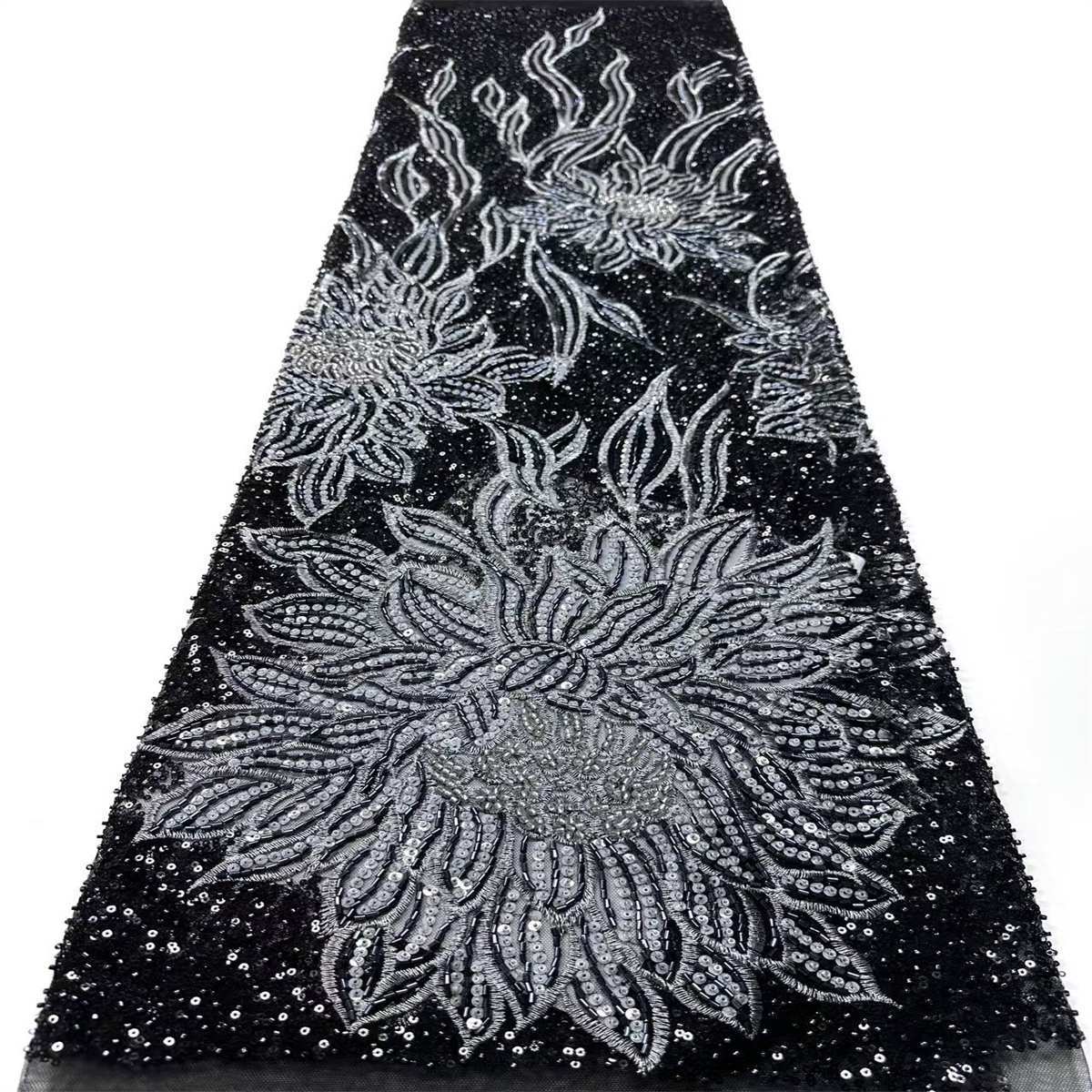 Beaded Tulle Fabric - 5 Yards | COD HN660