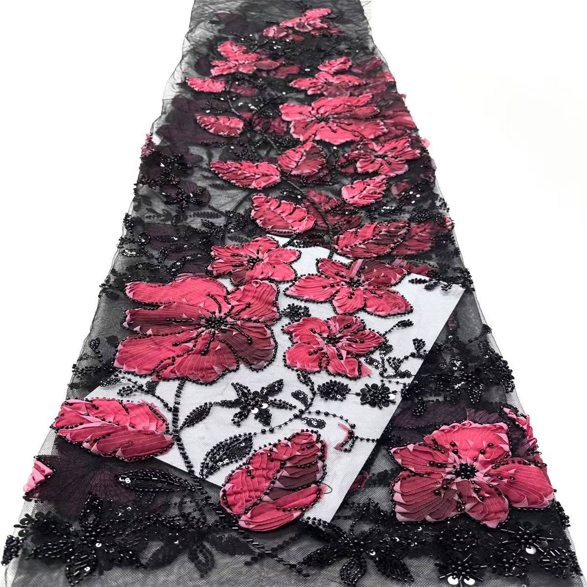Beaded Tulle Fabric - 5 Yards | COD HN677