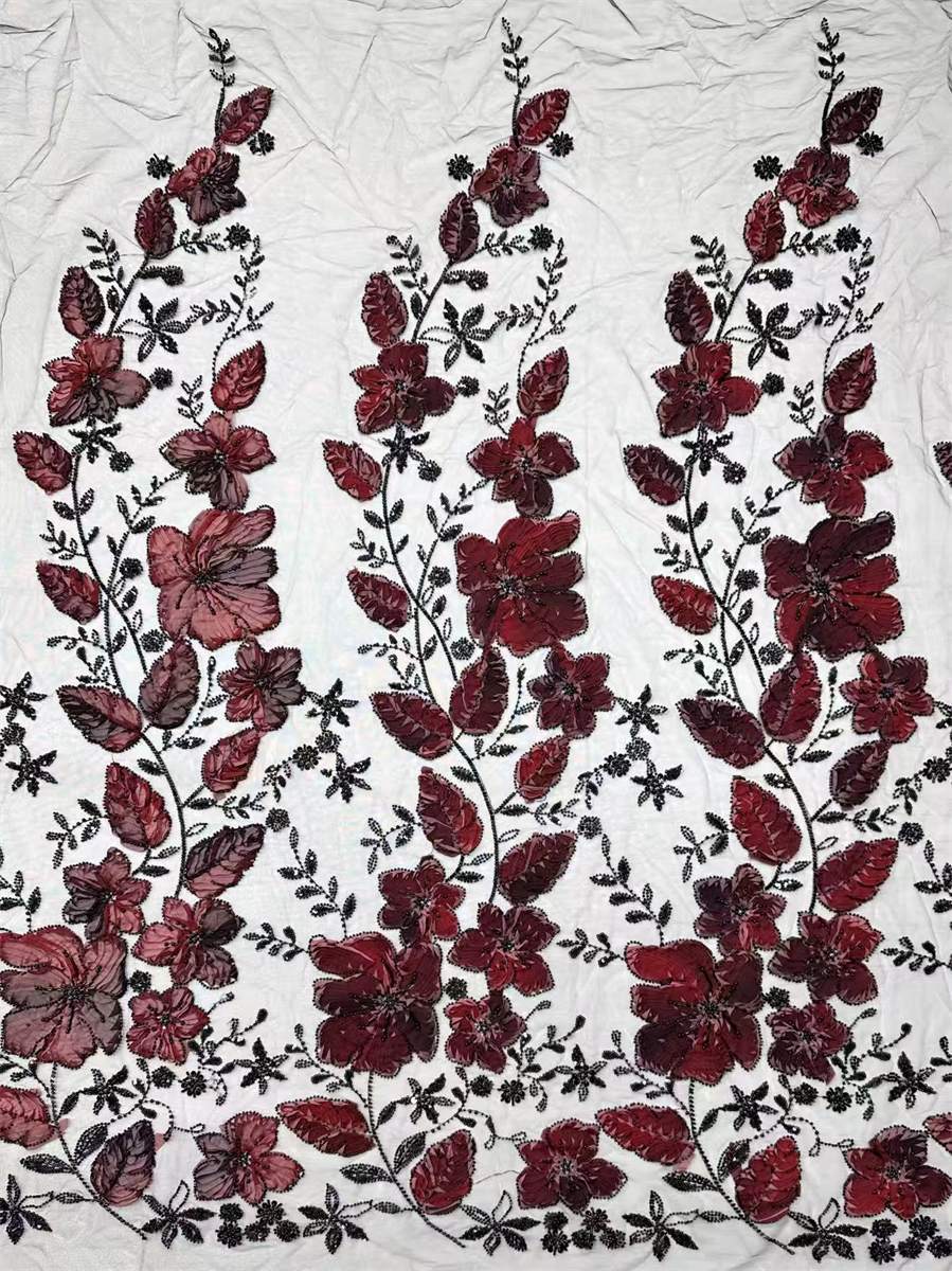 Beaded Tulle Fabric - 5 Yards | COD HN677