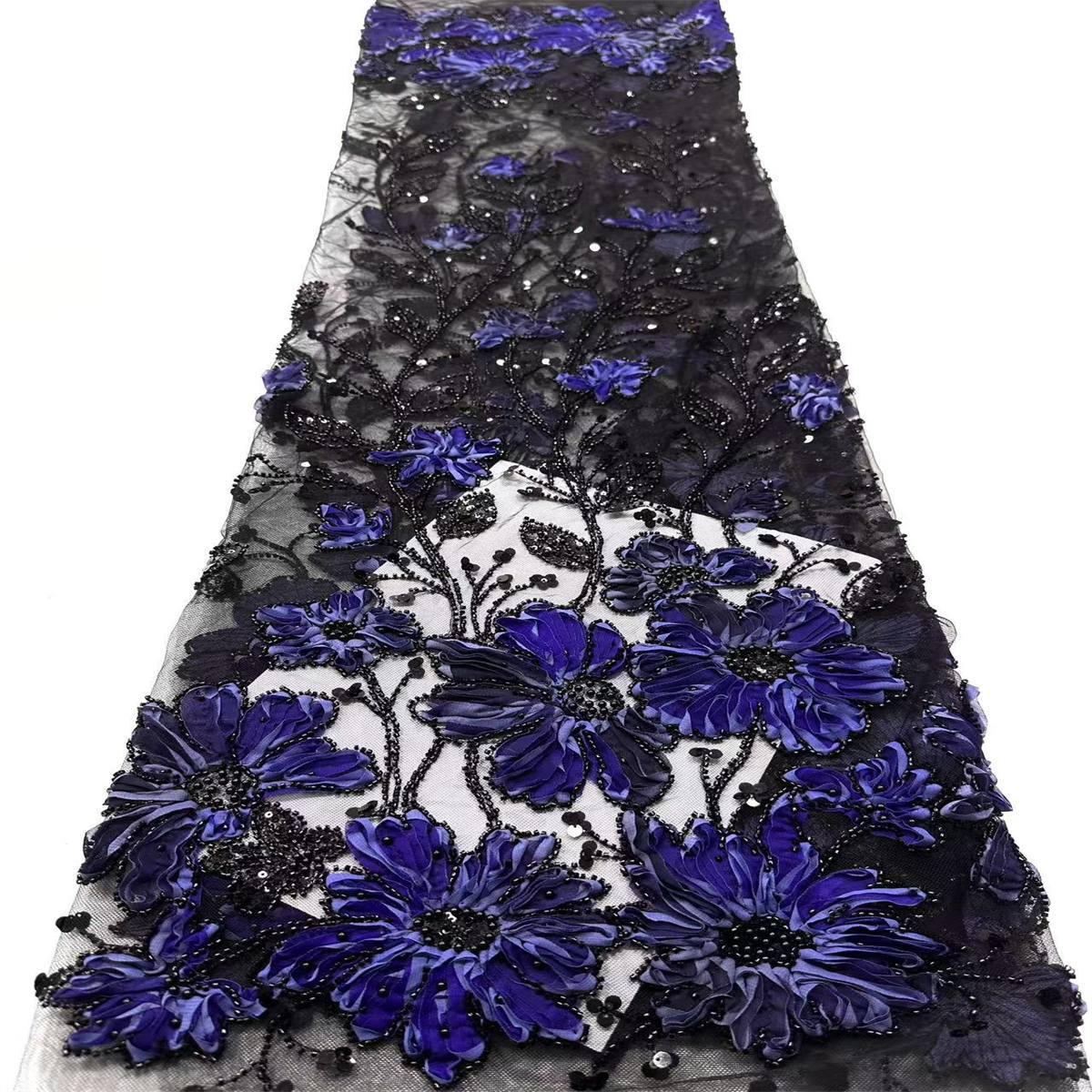 Beaded Tulle Fabric - 5 Yards | COD HN679