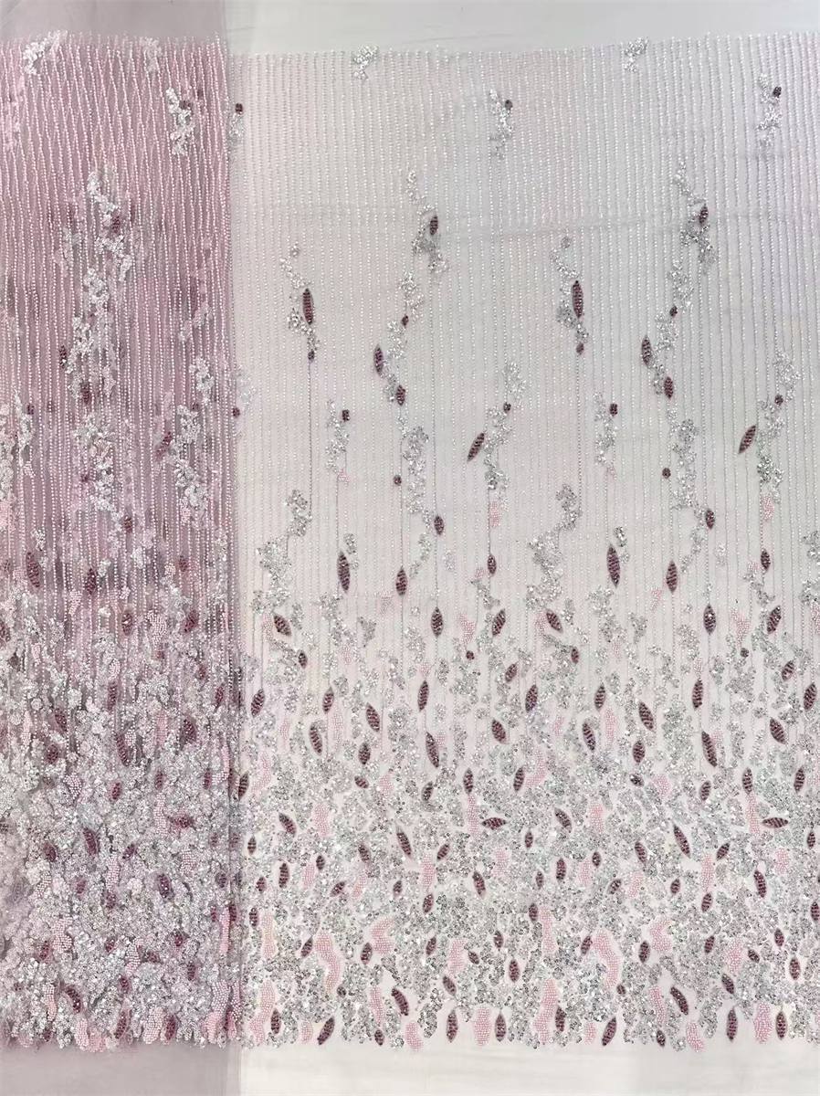 Beaded Tulle Fabric - 5 Yards | COD HN692