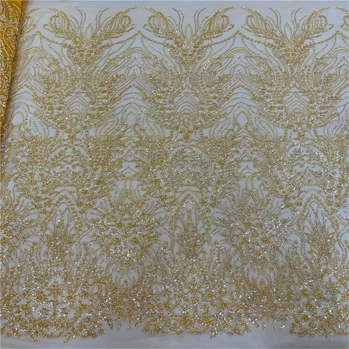 Beaded Tulle Fabric - 5 Yards | COD lil068
