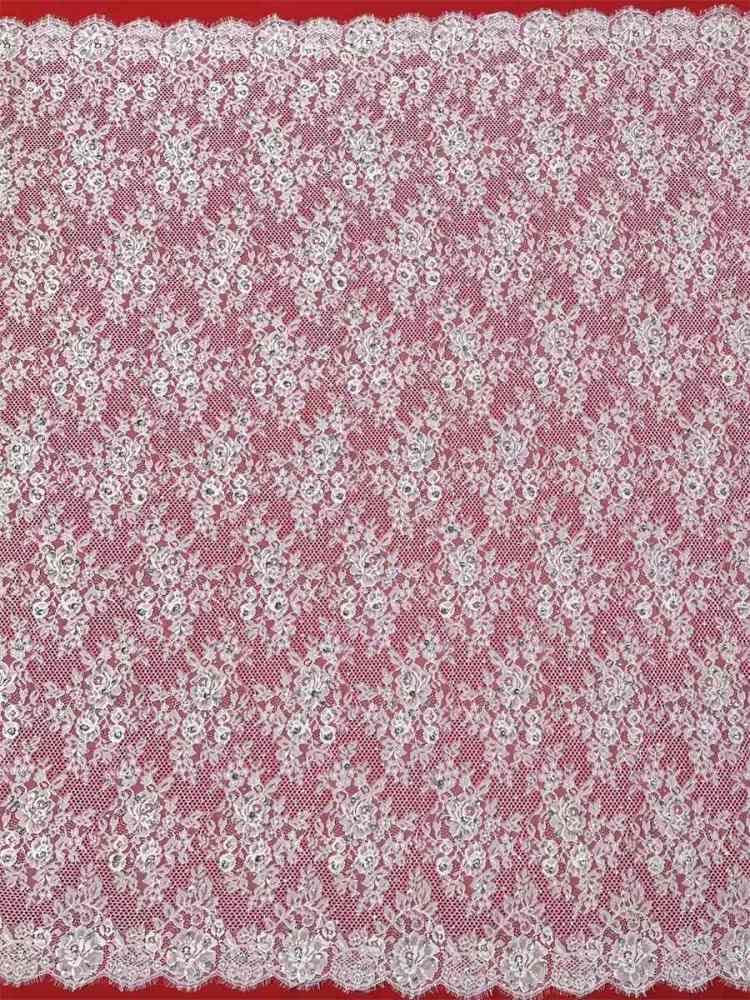 Beaded Tulle Fabric - 5 Yards | COD HN654