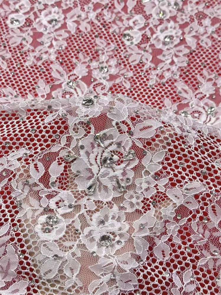 Beaded Tulle Fabric - 5 Yards | COD HN654