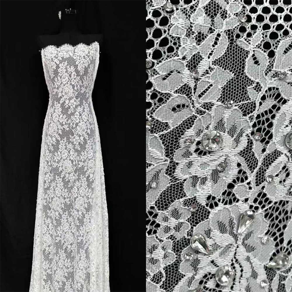 Beaded Tulle Fabric - 5 Yards | COD HN654
