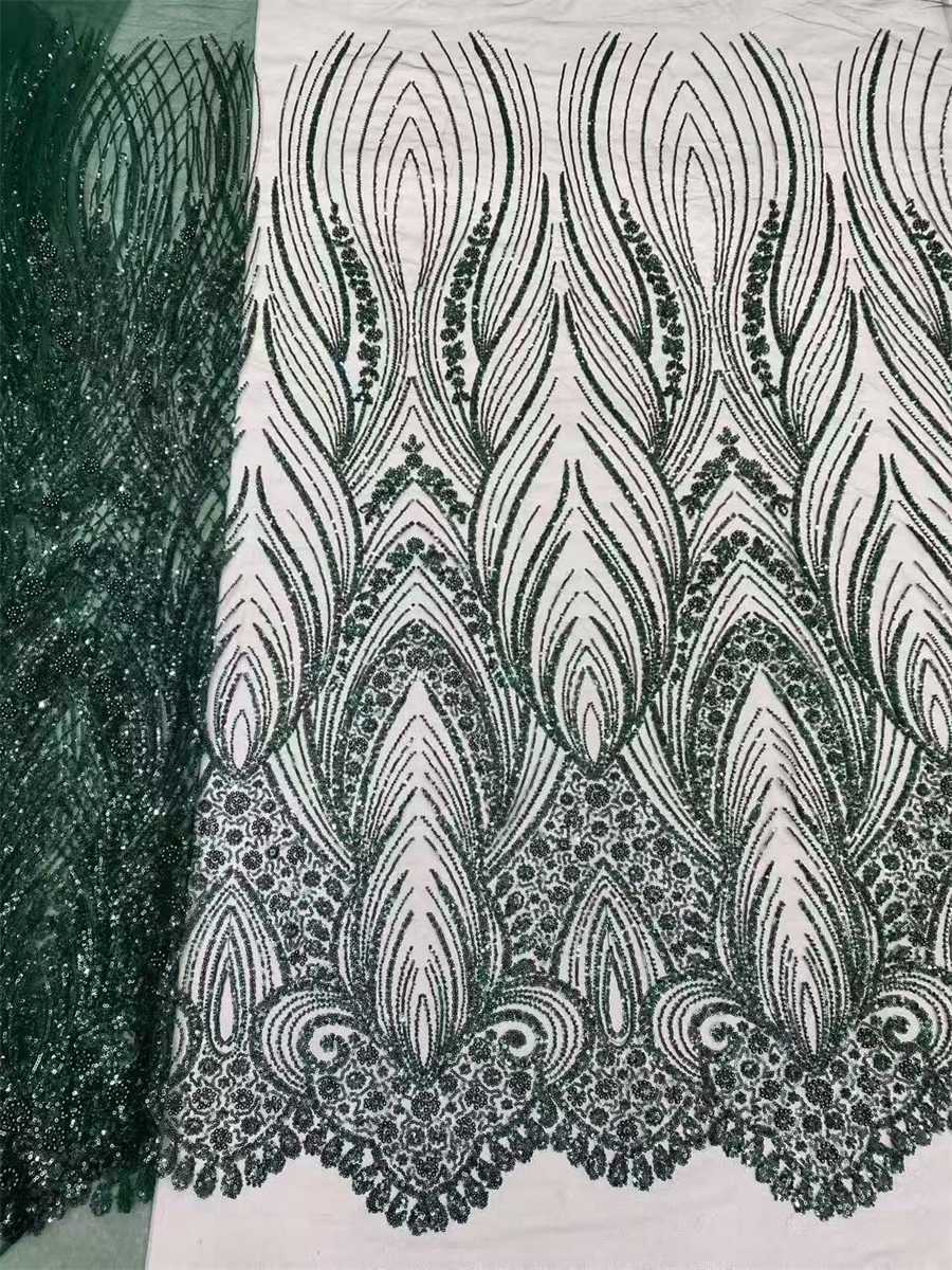 Beaded Tulle Fabric - 5 Yards | lil090
