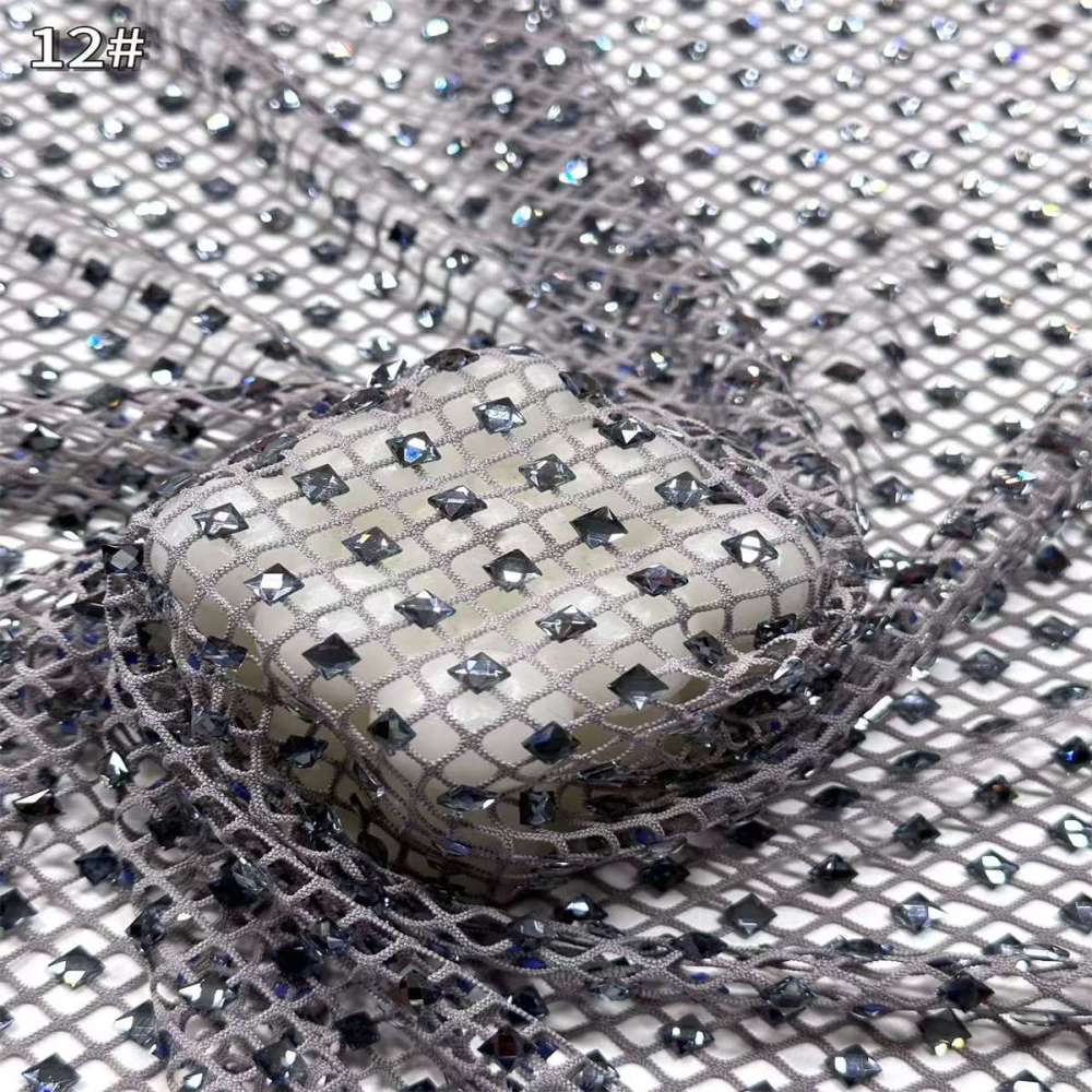 Beaded Tulle Fabric - 5 Yards | COD HN669