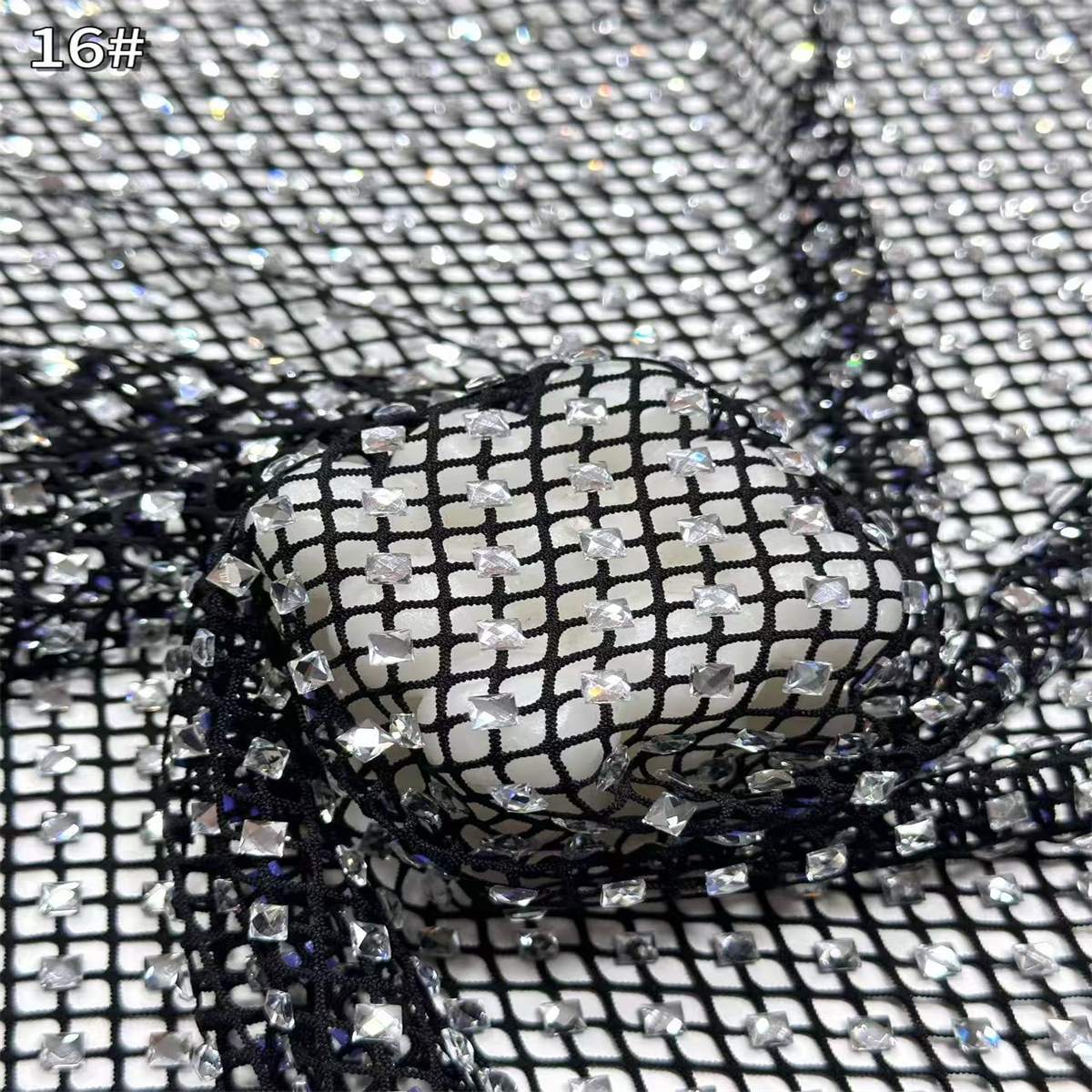 Beaded Tulle Fabric - 5 Yards | COD HN669