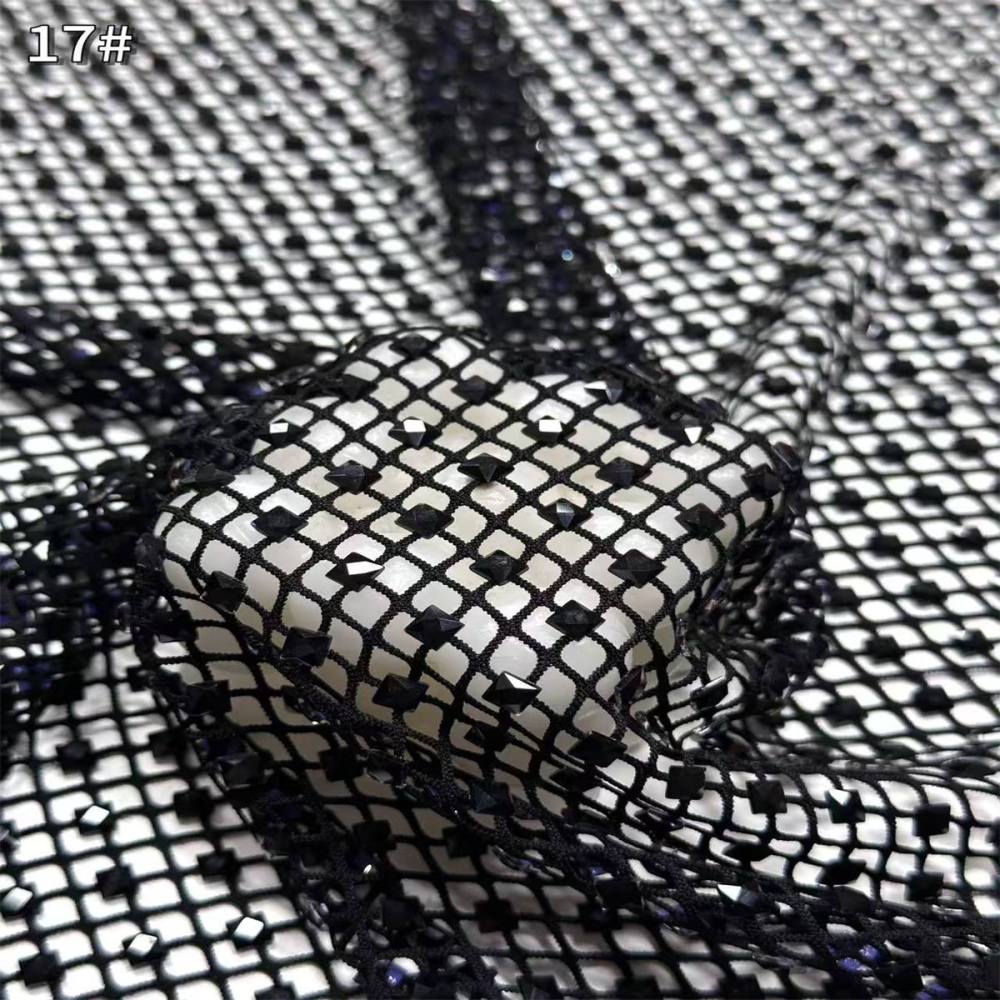 Beaded Tulle Fabric - 5 Yards | COD HN669
