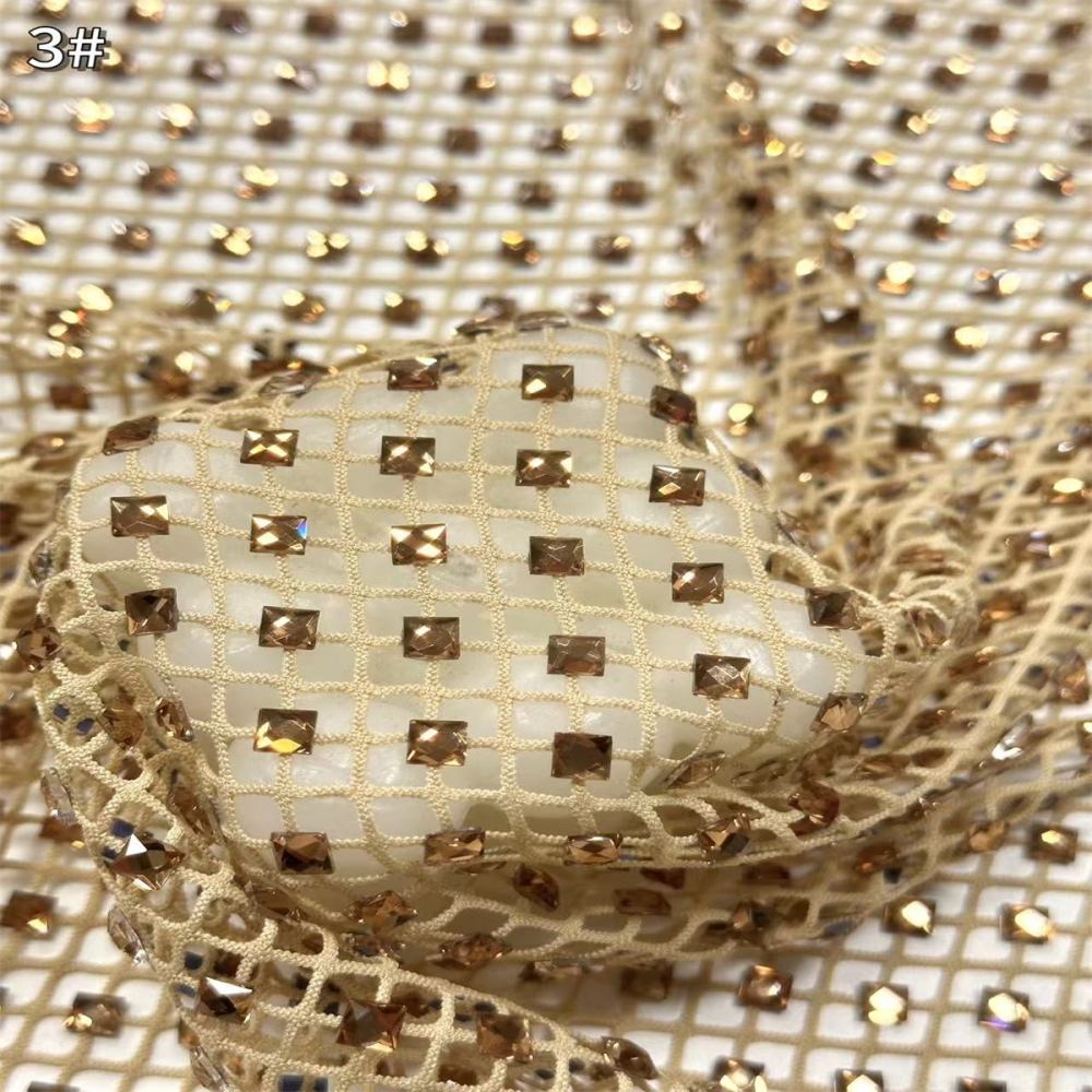 Beaded Tulle Fabric - 5 Yards | COD HN669