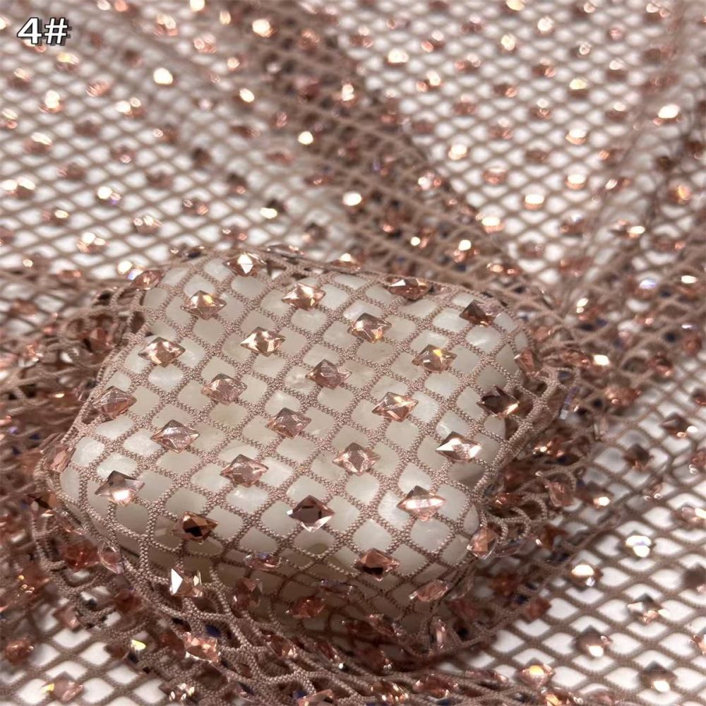 Beaded Tulle Fabric - 5 Yards | COD HN669