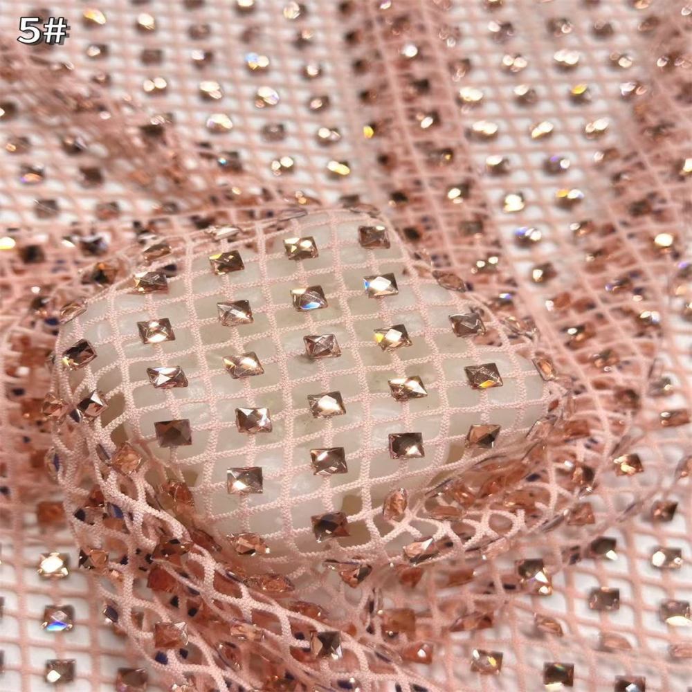 Beaded Tulle Fabric - 5 Yards | COD HN669