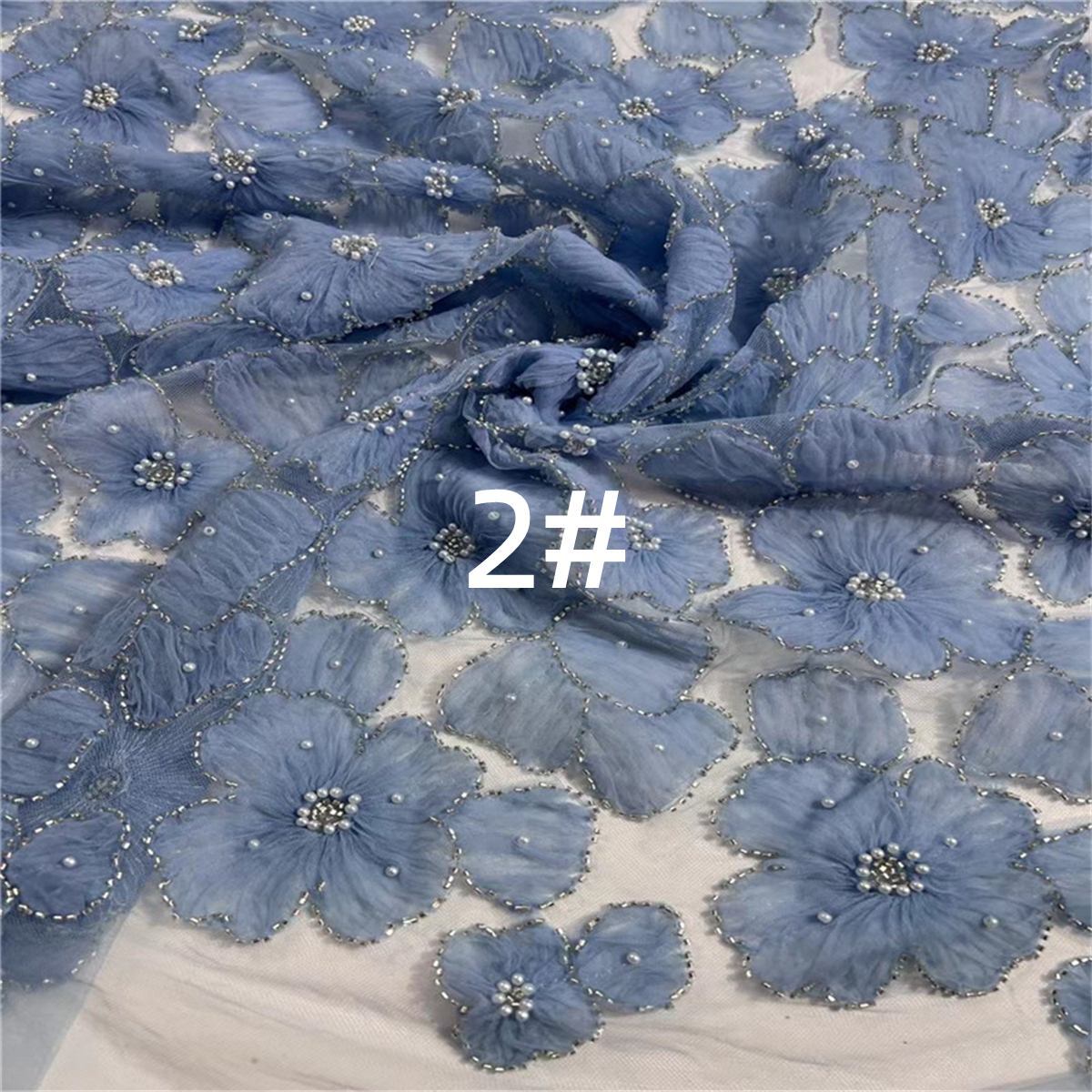 Beaded Tulle Fabric - 5 Yards | COD lil091