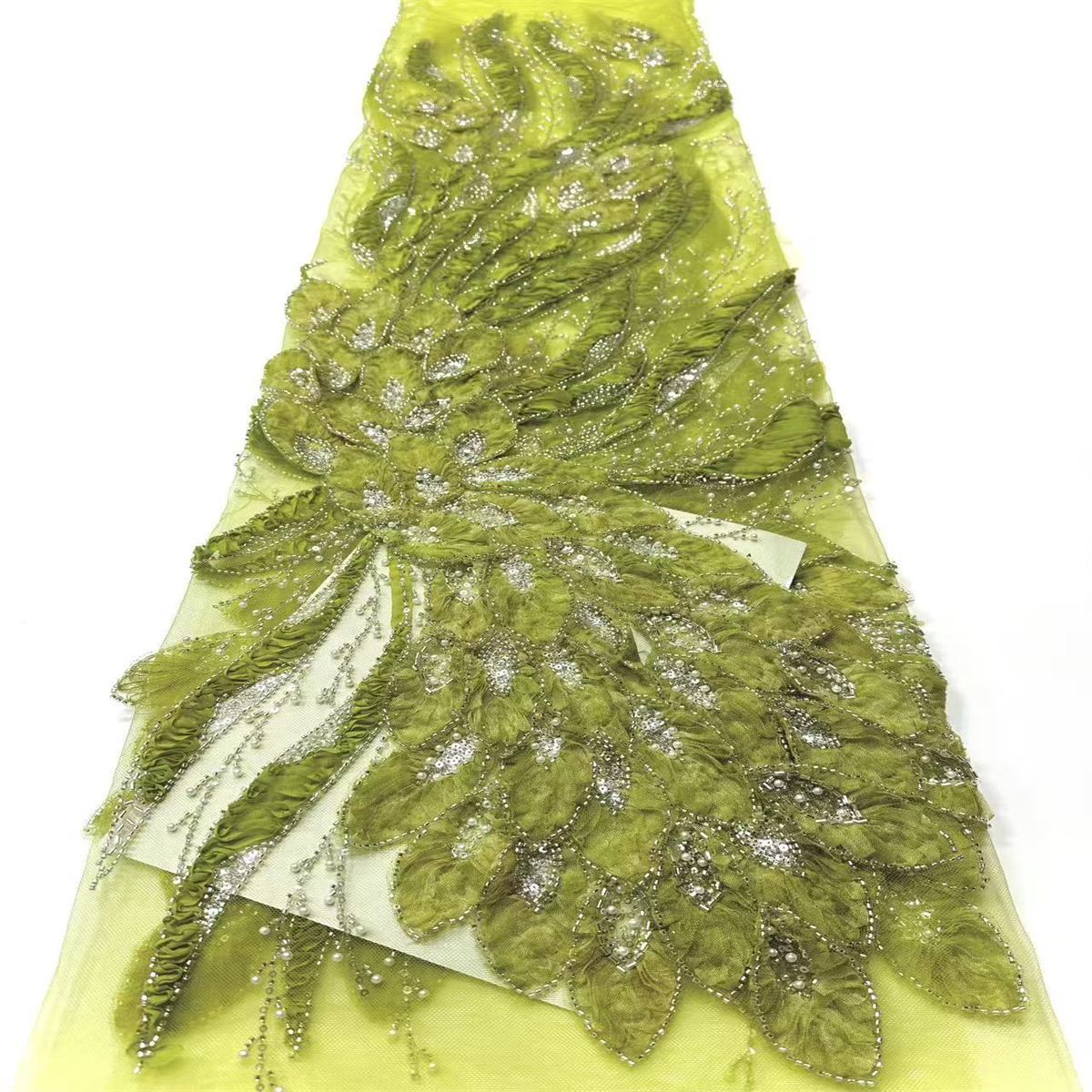 Beaded Tulle Fabric - 5 Yards | COD HN723