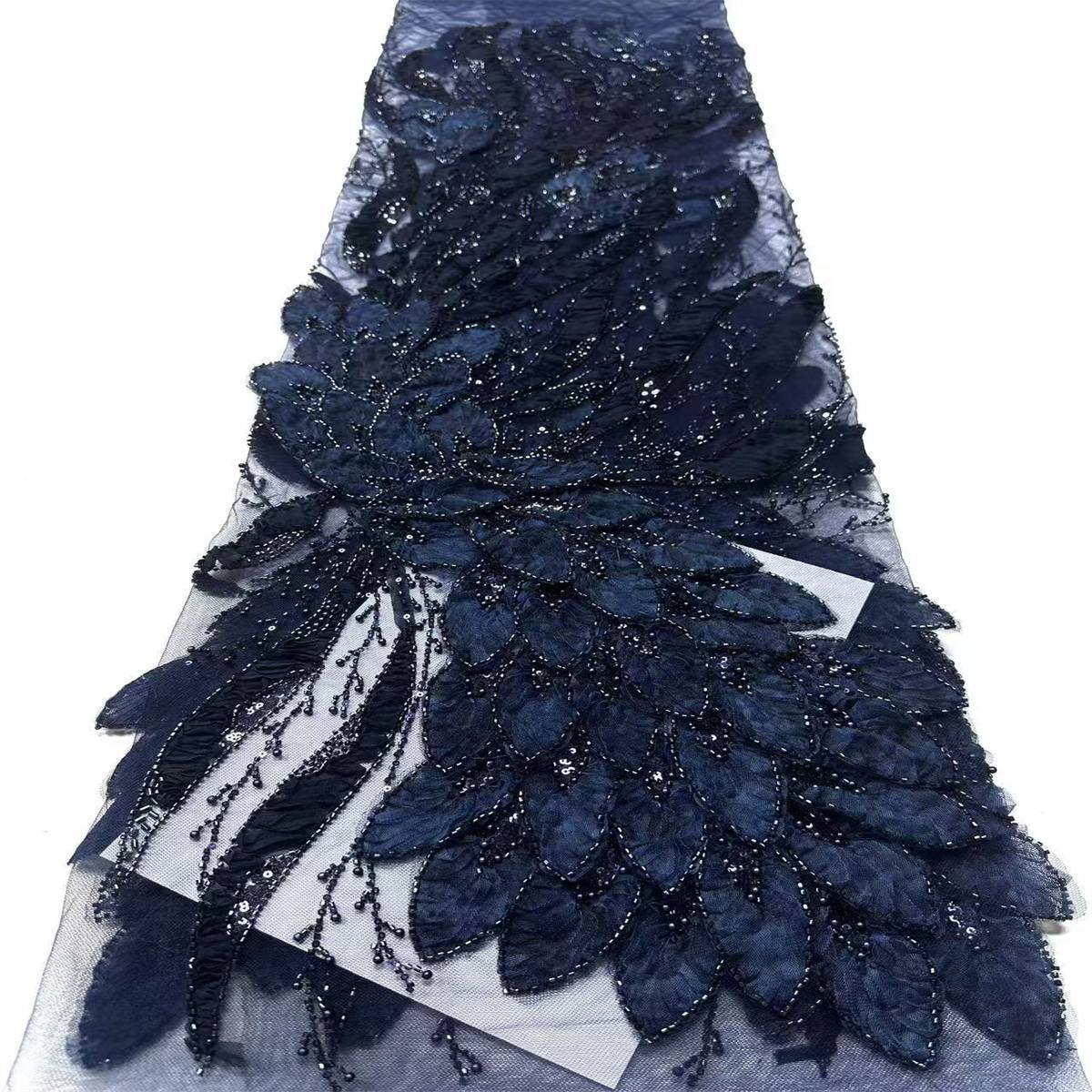 Beaded Tulle Fabric - 5 Yards | COD HN723