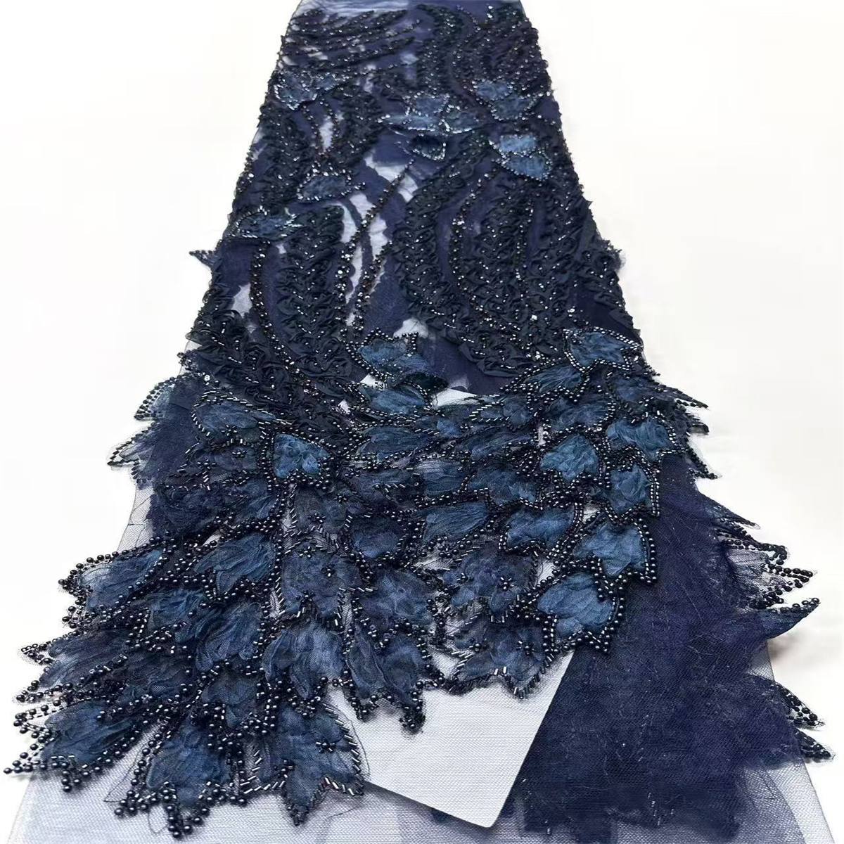 Beaded Tulle Fabric - 5 Yards | COD  HN724