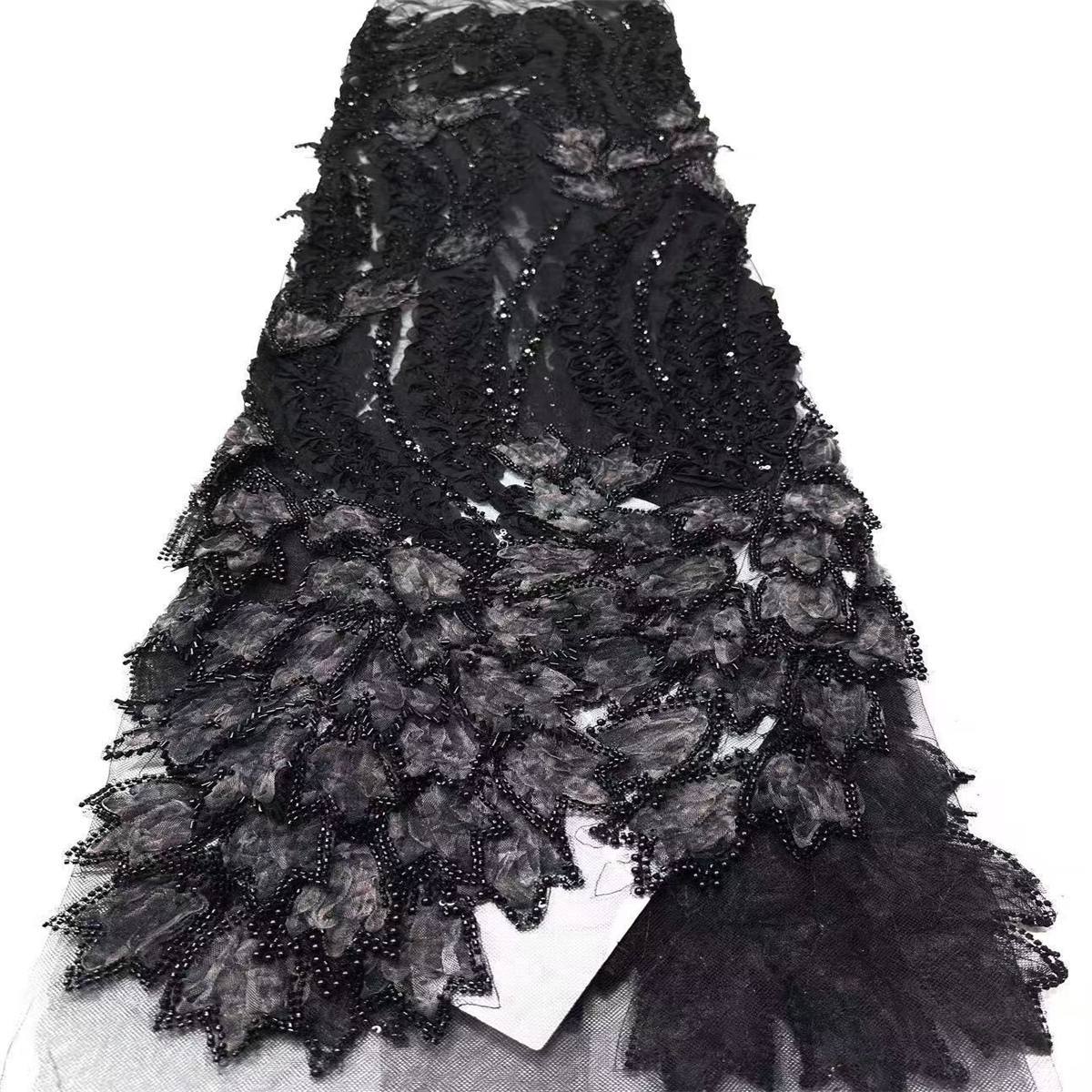 Beaded Tulle Fabric - 5 Yards | COD  HN724