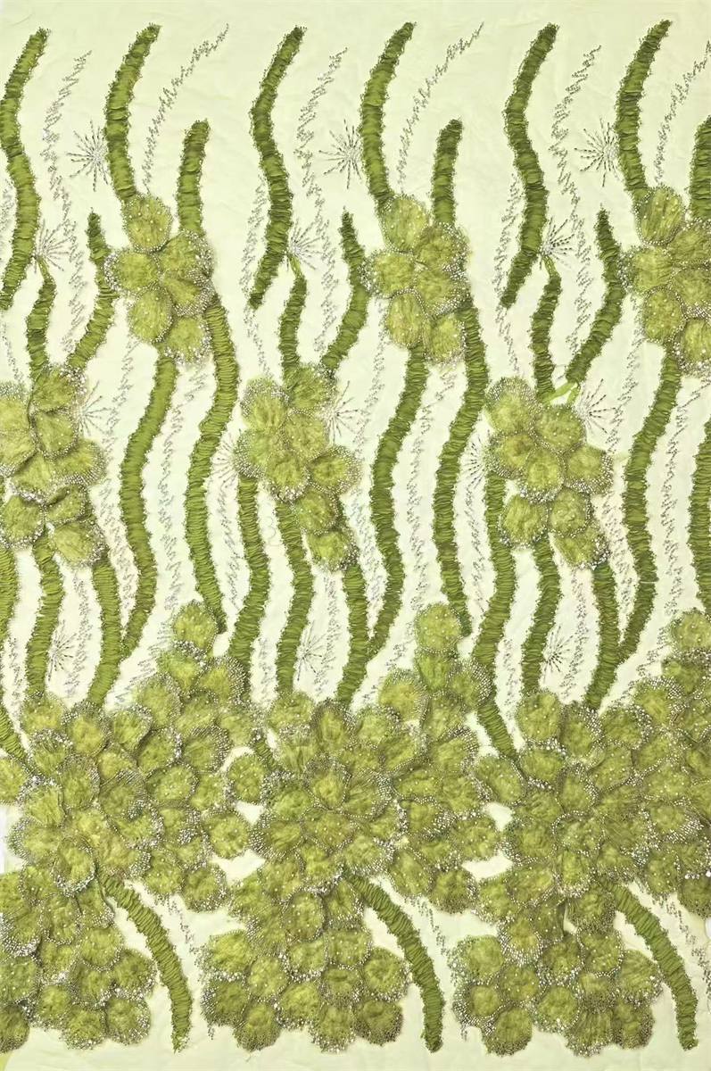 Beaded Tulle Fabric - 5 Yards | COD HN725