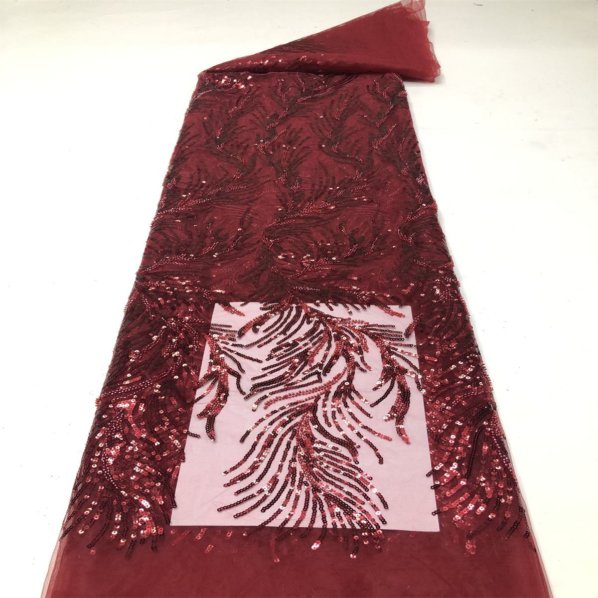 Beaded Tulle Fabric - 5 Yards | COD HN701