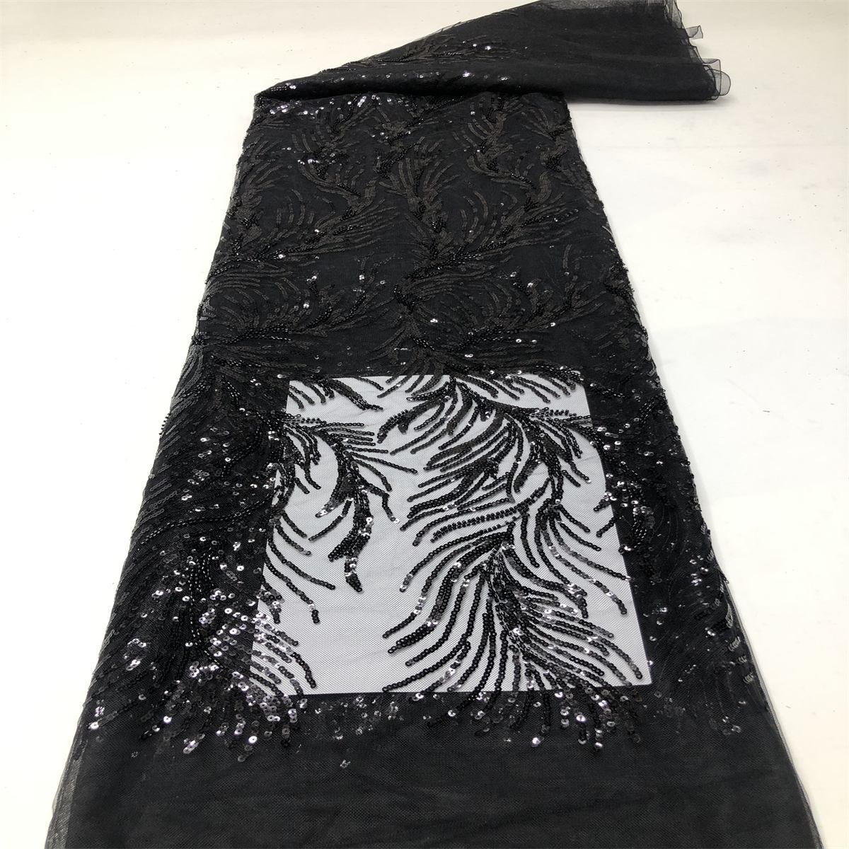 Beaded Tulle Fabric - 5 Yards | COD HN701