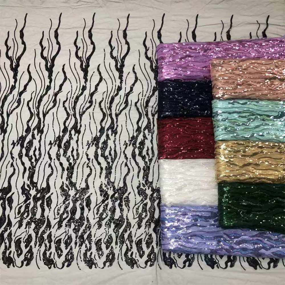 Beaded Tulle Fabric - 5 Yards | COD HN702