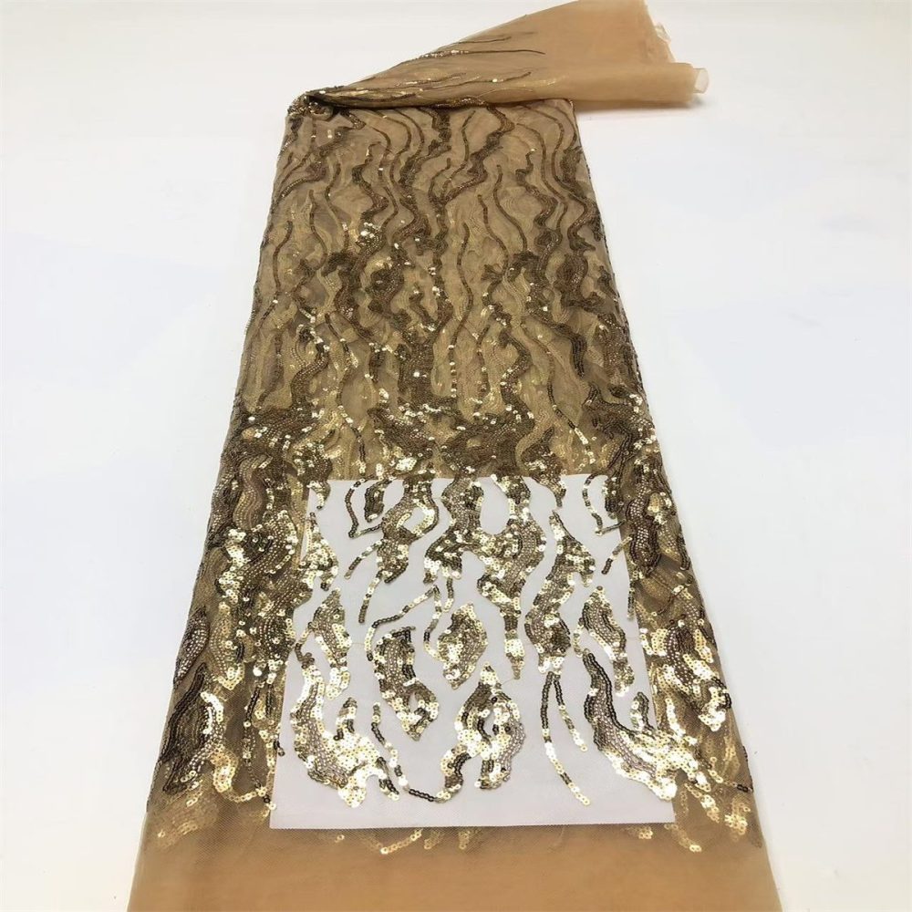 Beaded Tulle Fabric - 5 Yards | COD HN702