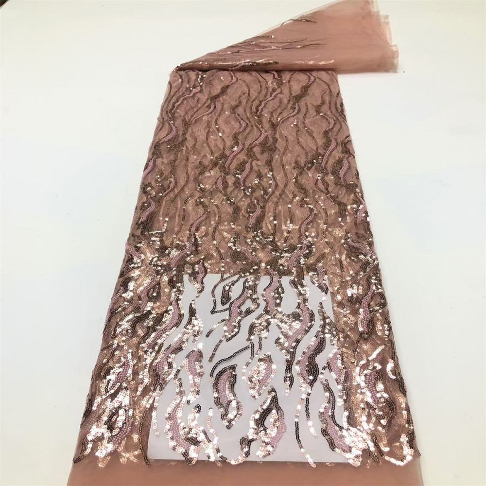 Beaded Tulle Fabric - 5 Yards | COD HN702