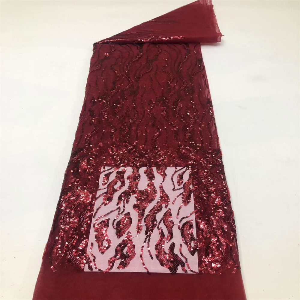 Beaded Tulle Fabric - 5 Yards | COD HN702