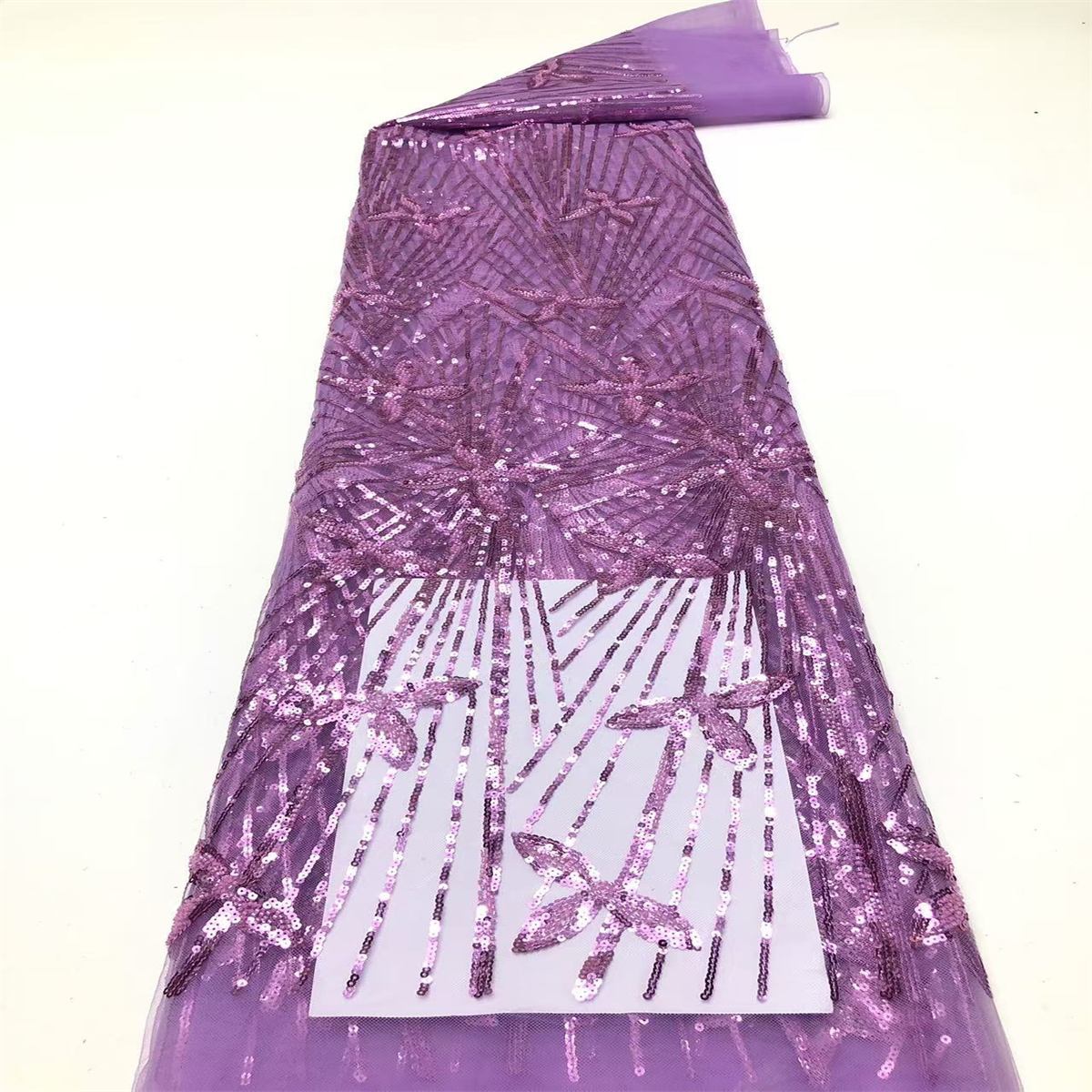 Beaded Tulle Fabric - 5 Yards | COD HN704
