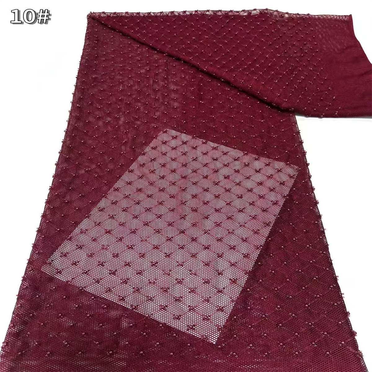 Beaded Tulle Fabric - 5 Yards | COD HN711