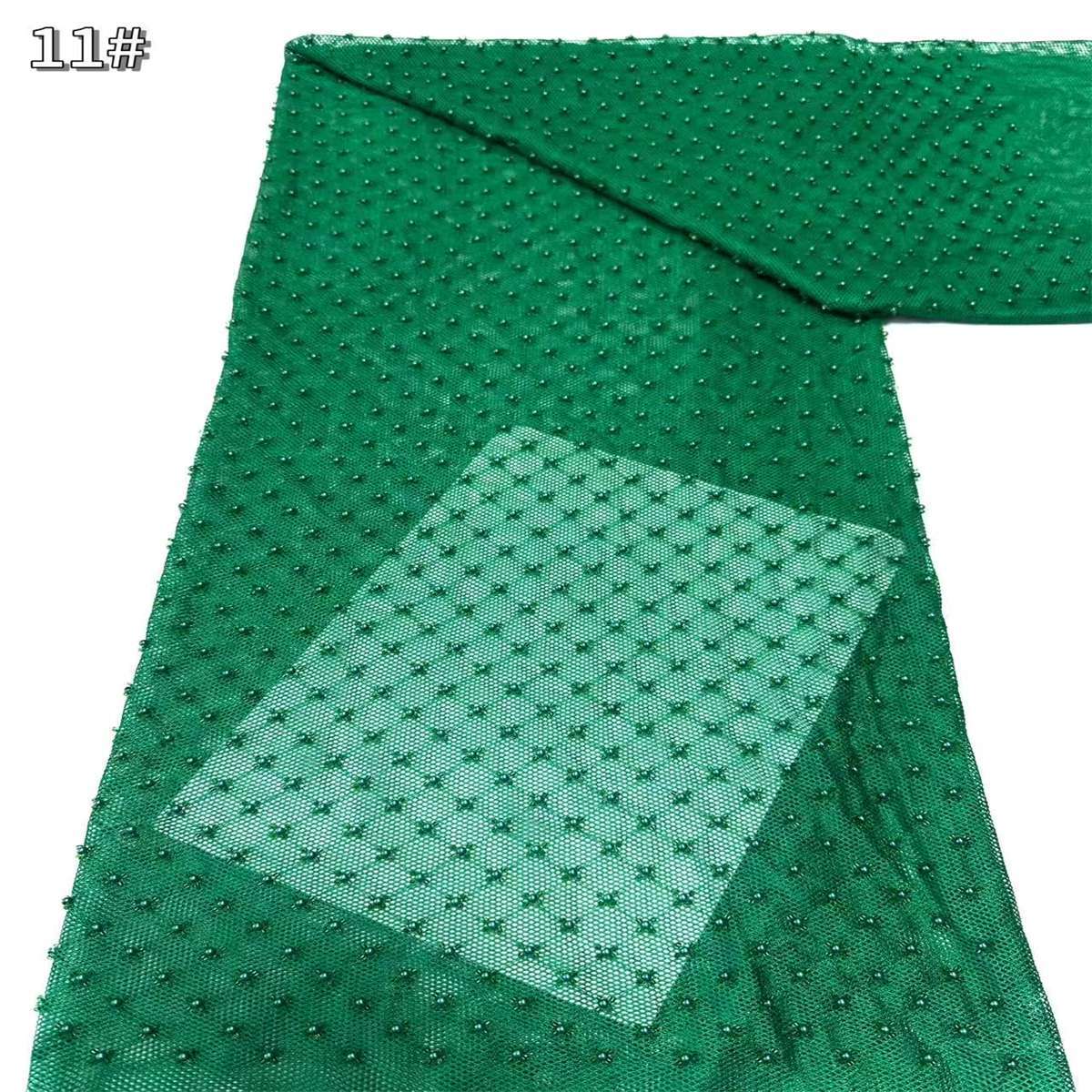 Beaded Tulle Fabric - 5 Yards | COD HN711
