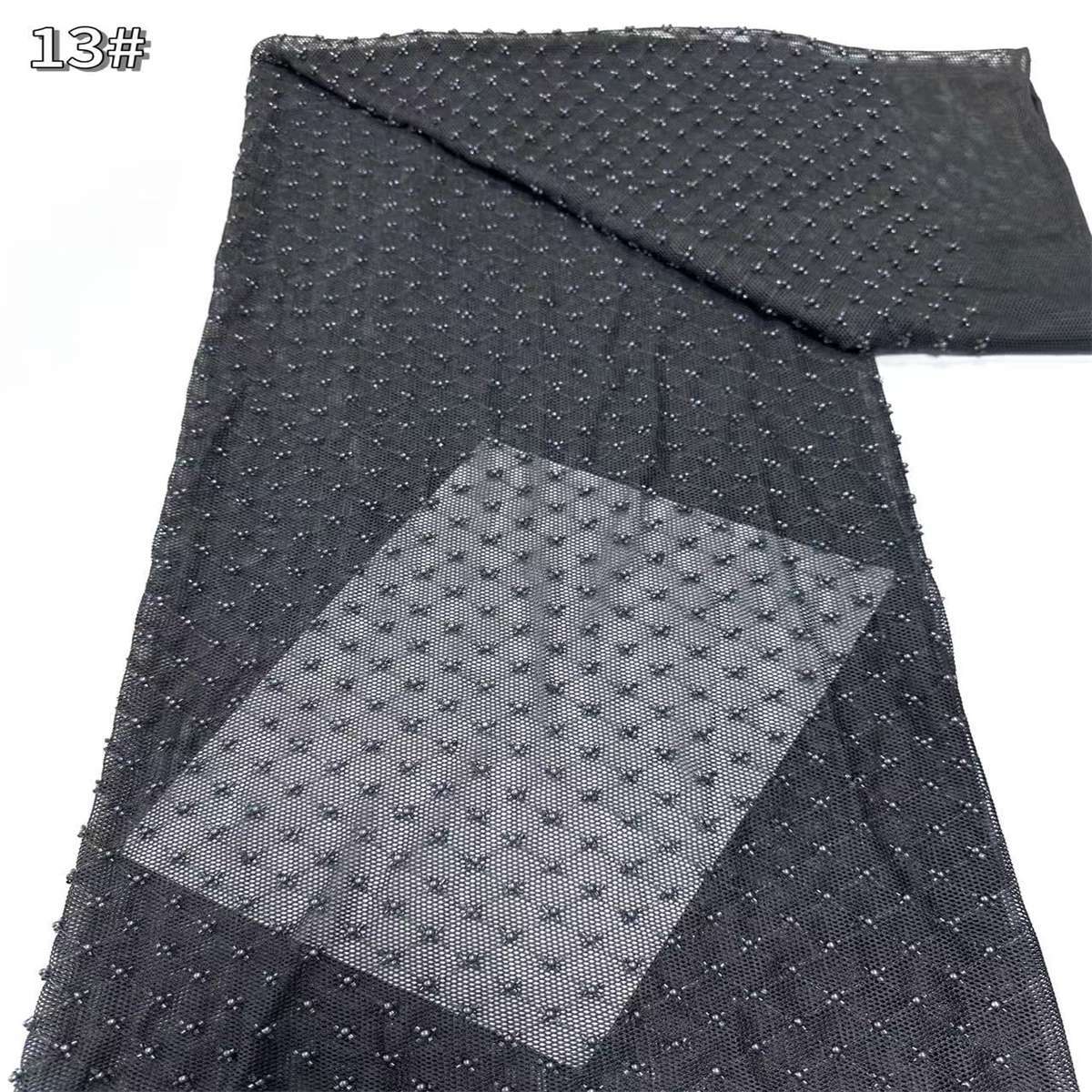 Beaded Tulle Fabric - 5 Yards | COD HN711