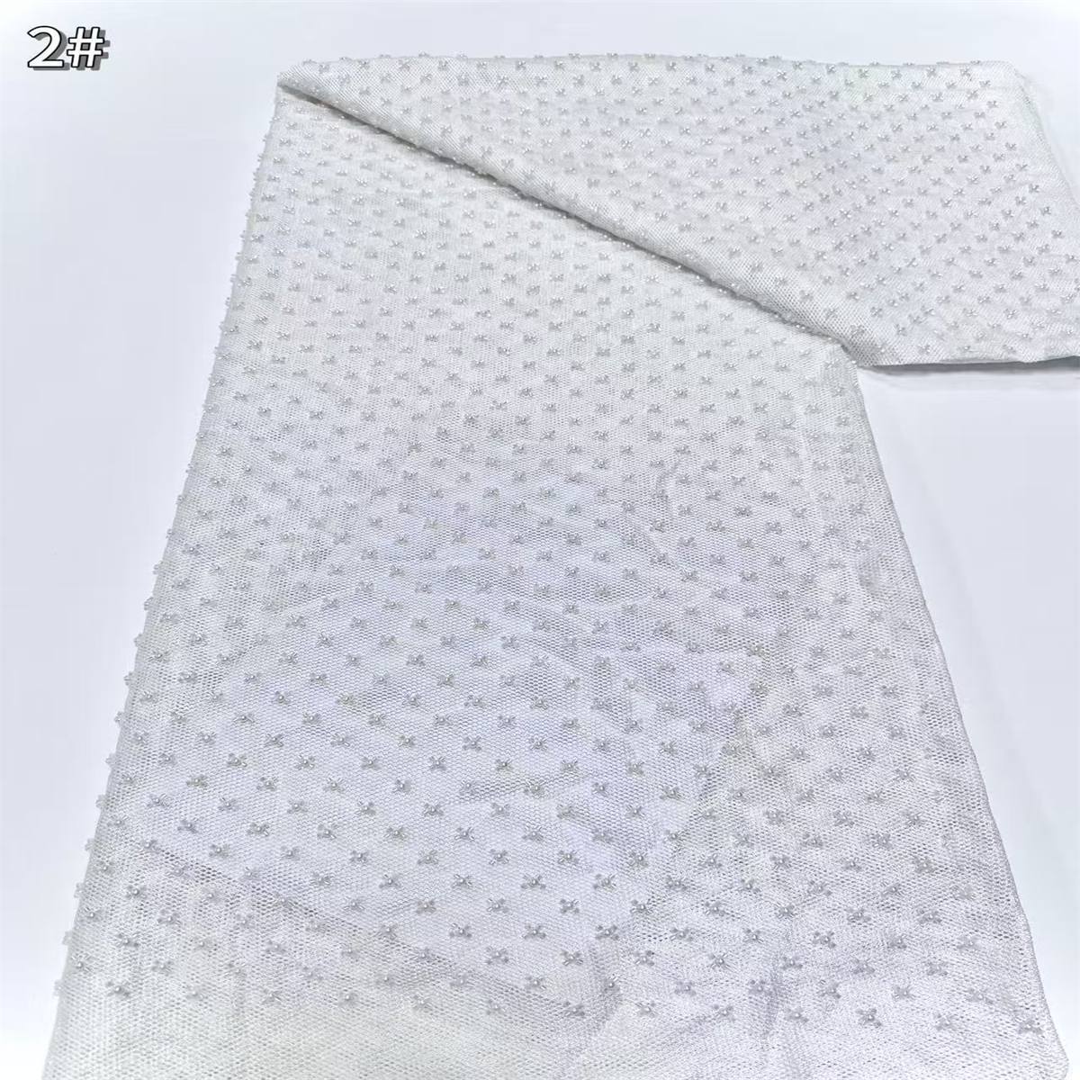 Beaded Tulle Fabric - 5 Yards | COD HN711