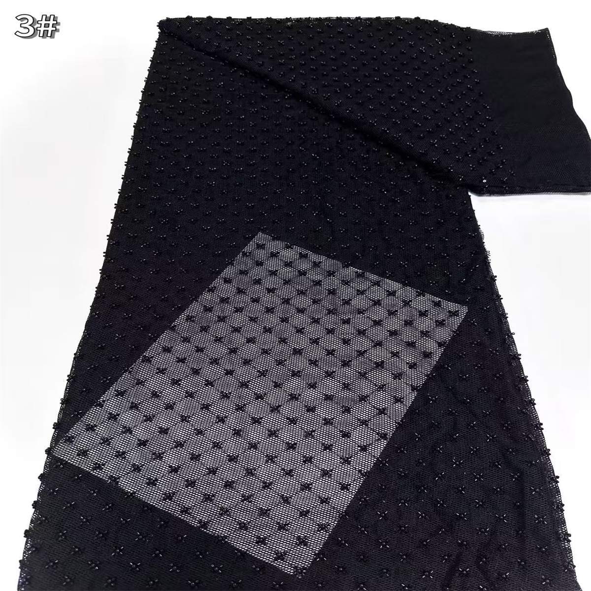 Beaded Tulle Fabric - 5 Yards | COD HN711