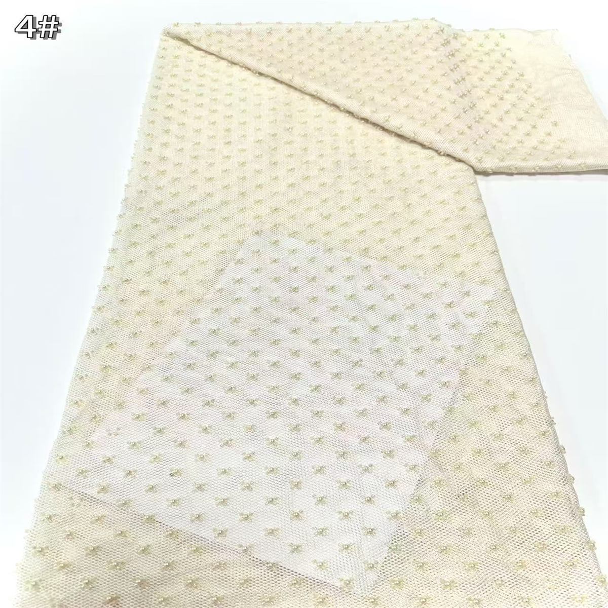 Beaded Tulle Fabric - 5 Yards | COD HN711