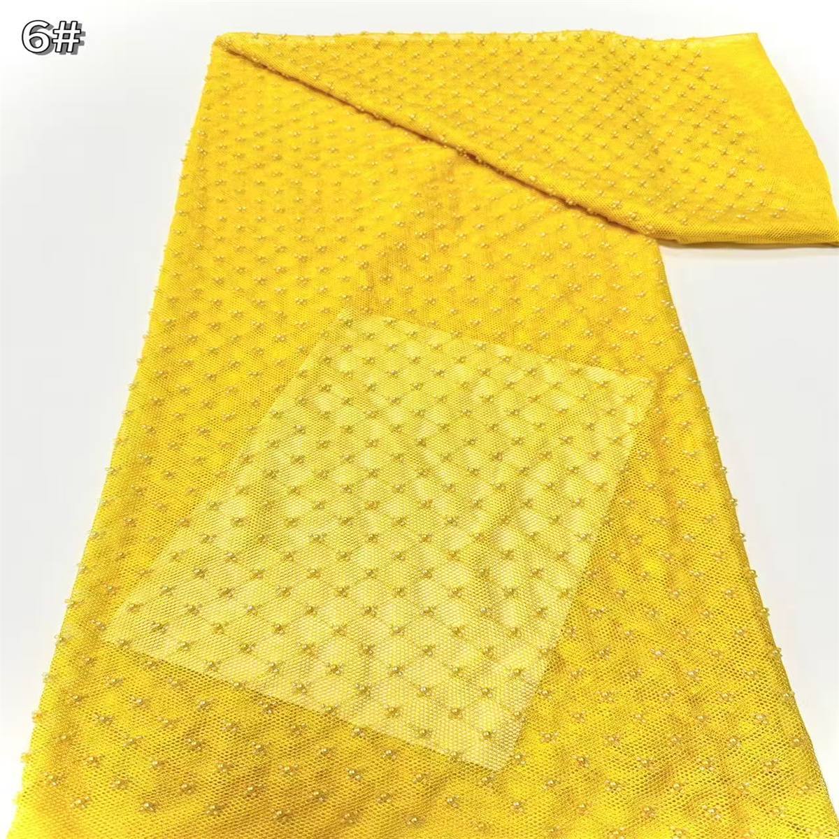 Beaded Tulle Fabric - 5 Yards | COD HN711