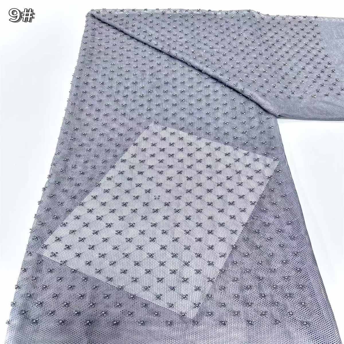 Beaded Tulle Fabric - 5 Yards | COD HN711