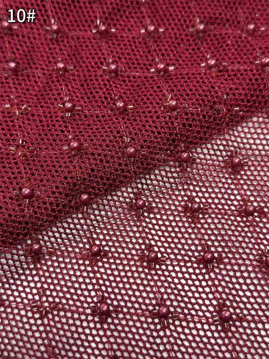 Beaded Tulle Fabric - 5 Yards | COD HN711