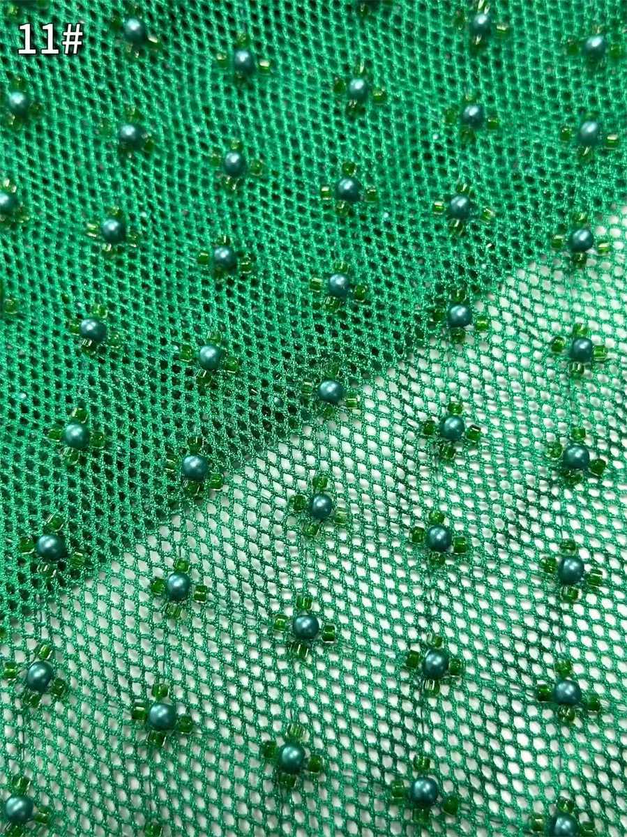 Beaded Tulle Fabric - 5 Yards | COD HN711