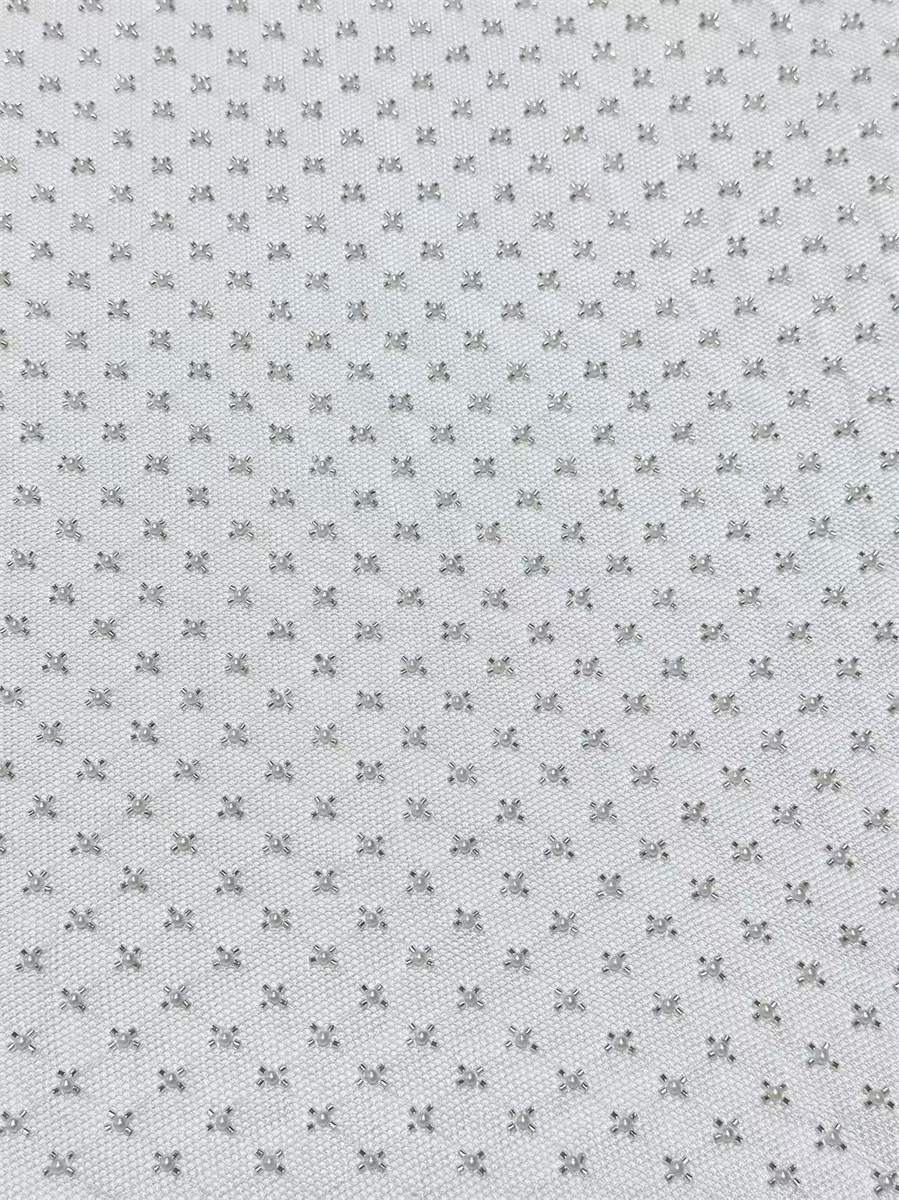 Beaded Tulle Fabric - 5 Yards | COD HN711