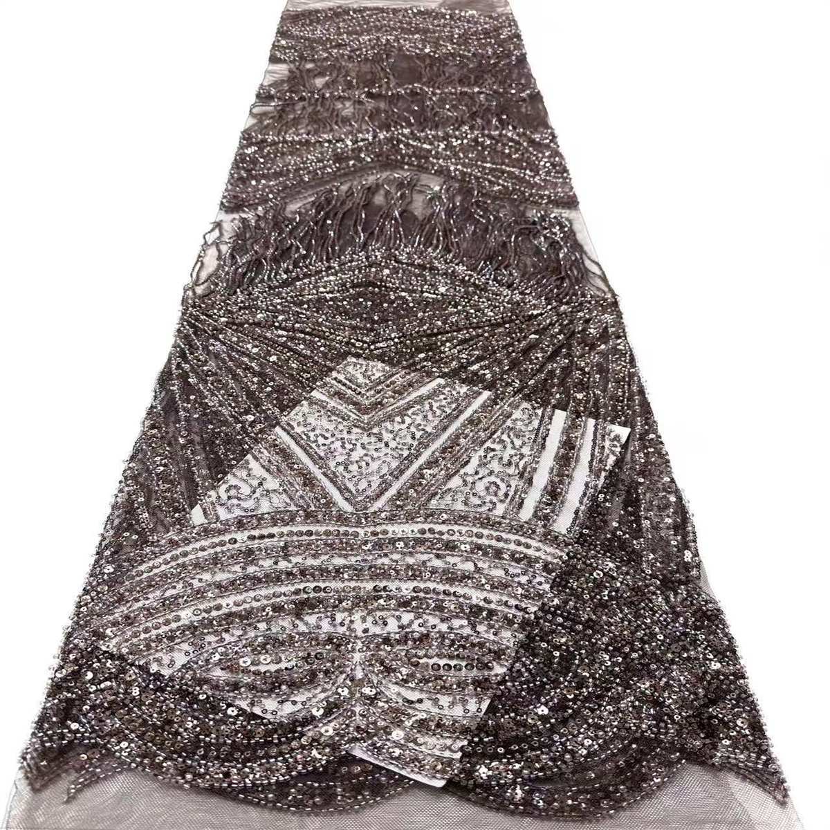 Beaded Tulle Fabric - 5 Yards | COD HN727
