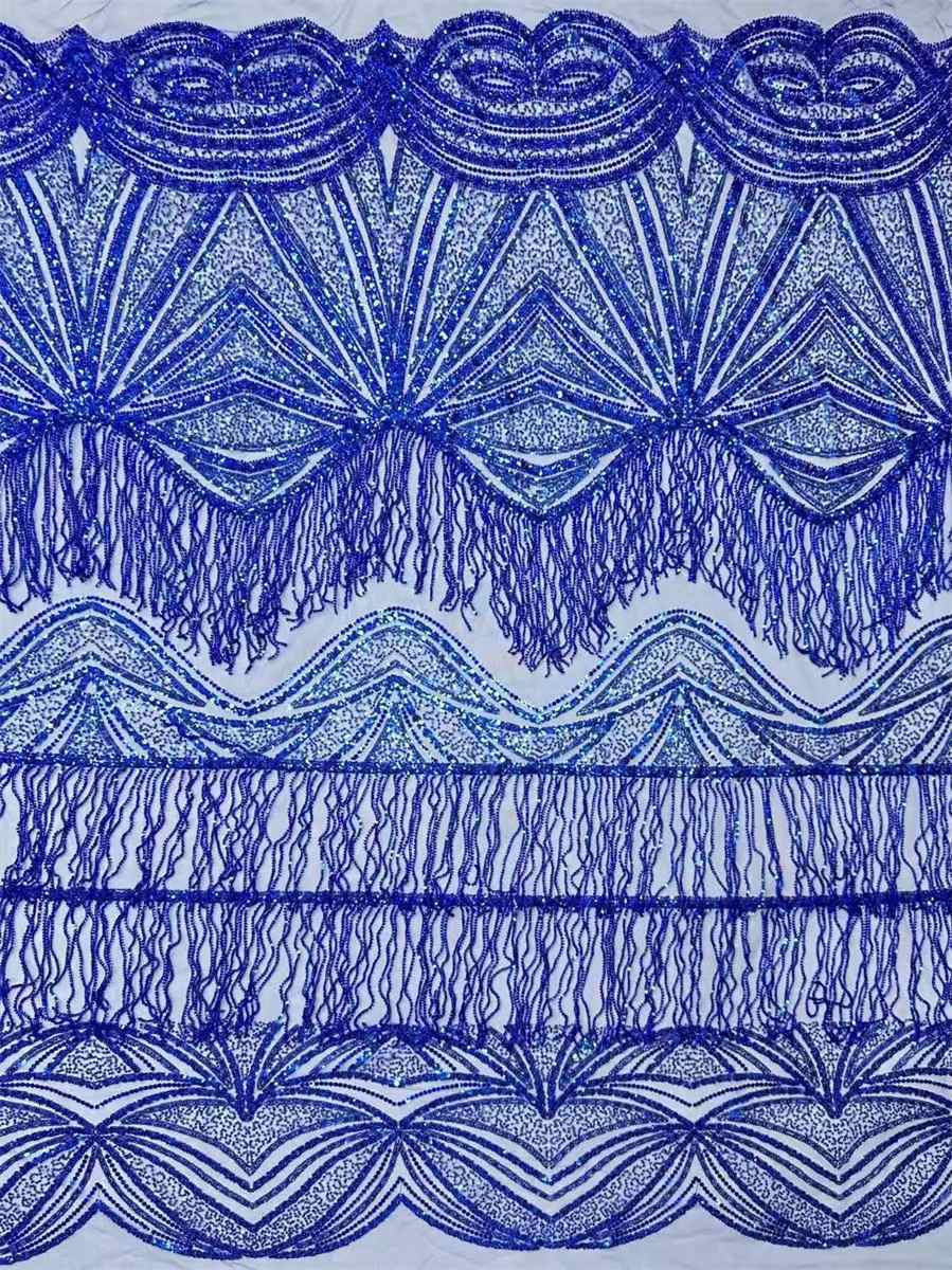 Beaded Tulle Fabric - 5 Yards | COD HN727