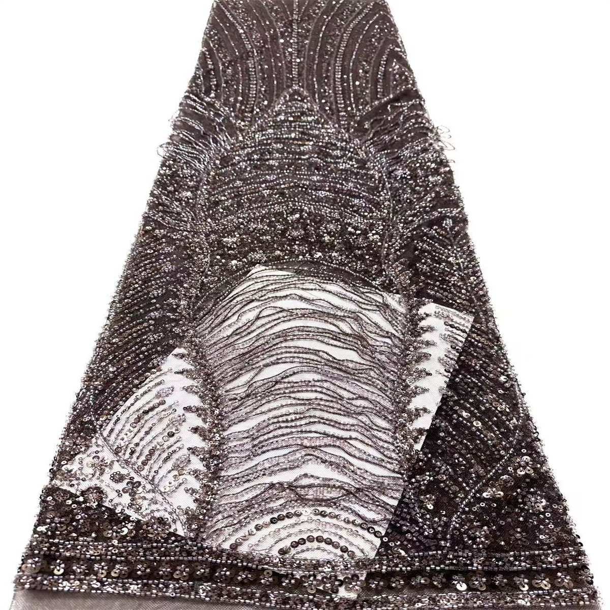 Beaded Tulle Fabric - 5 Yards | COD HN729