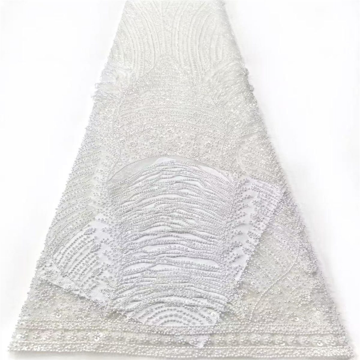 Beaded Tulle Fabric - 5 Yards | COD HN729