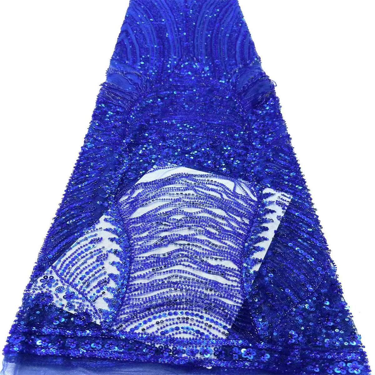Beaded Tulle Fabric - 5 Yards | COD HN729